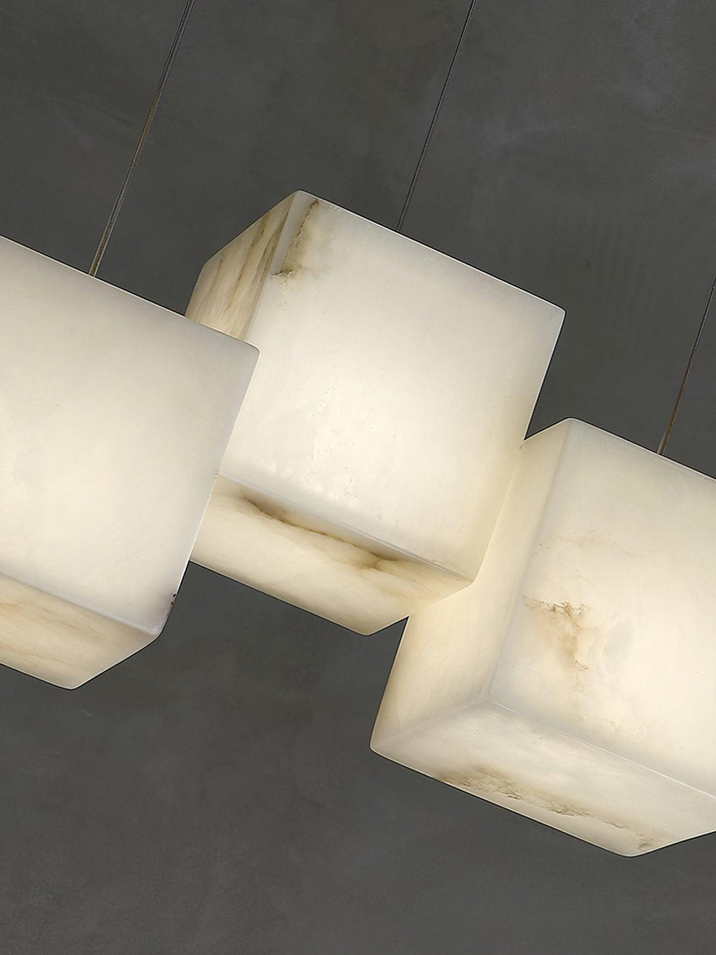 Eurraeel Chandelier Spiral en Albâtre - Neutralighting