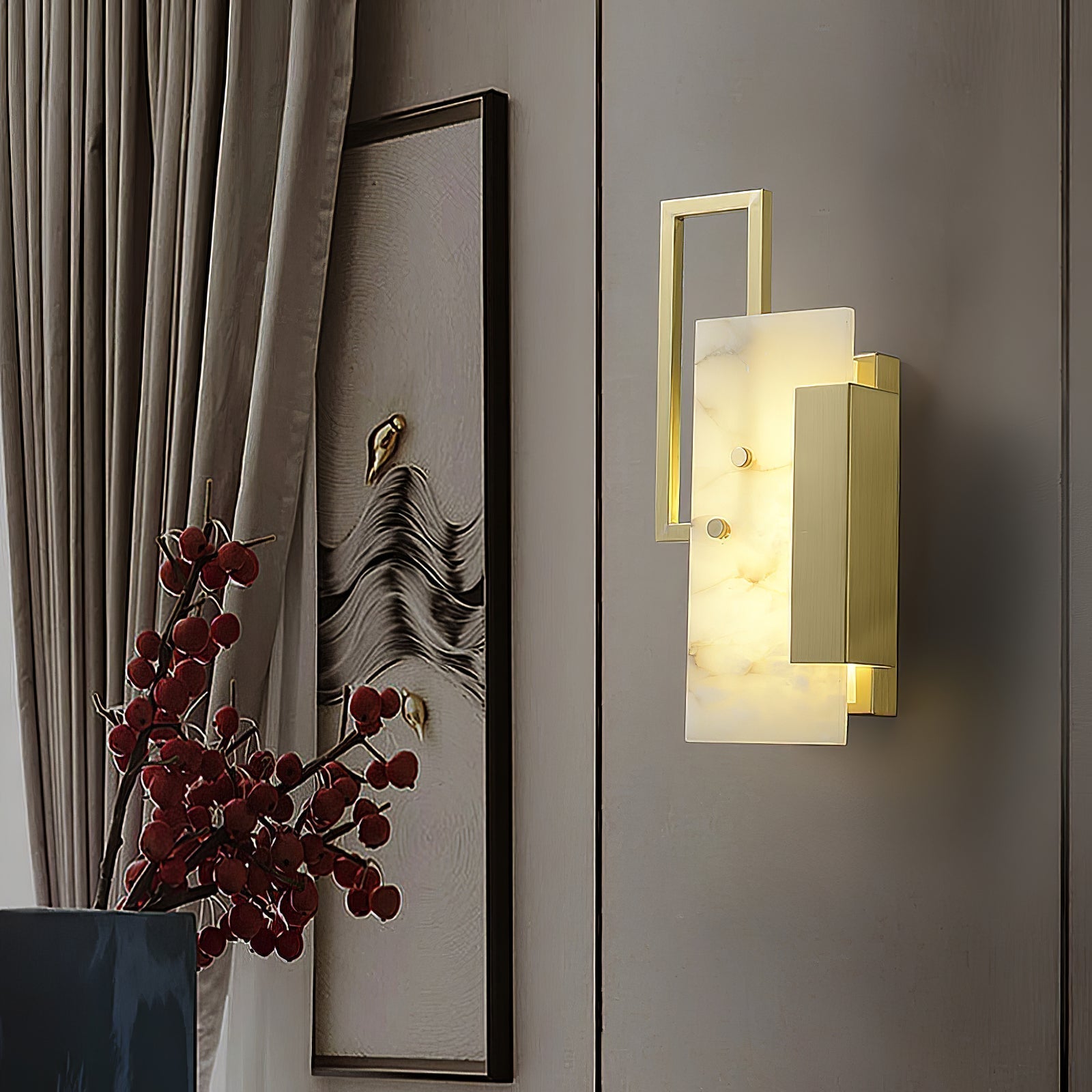 Orion Applique Murale Moderne en Albâtre - Neutralighting