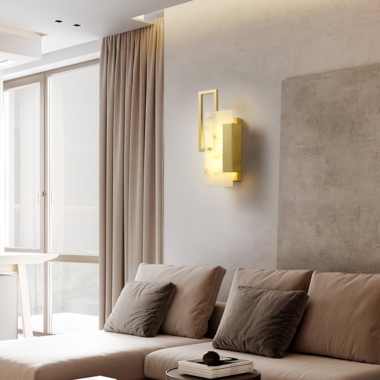 Orion Applique Murale Moderne en Albâtre - Neutralighting