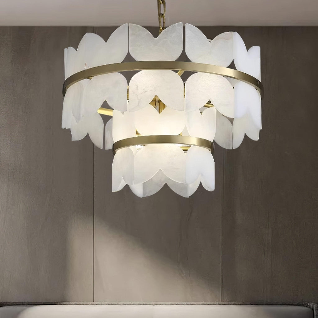 Seraphina Chandelier Albâtre Vintage - Neutralighting
