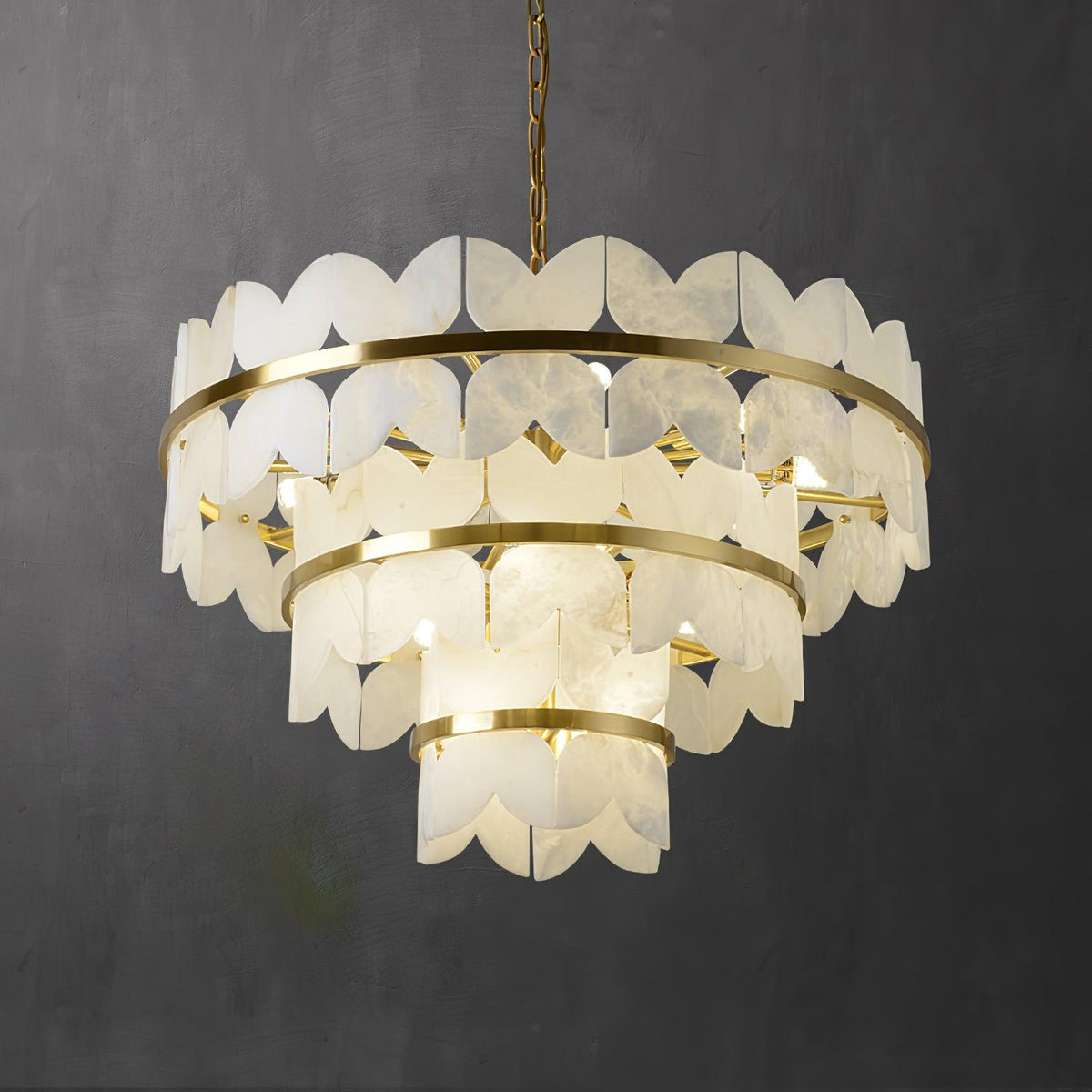 Seraphina Chandelier Albâtre Vintage - Neutralighting