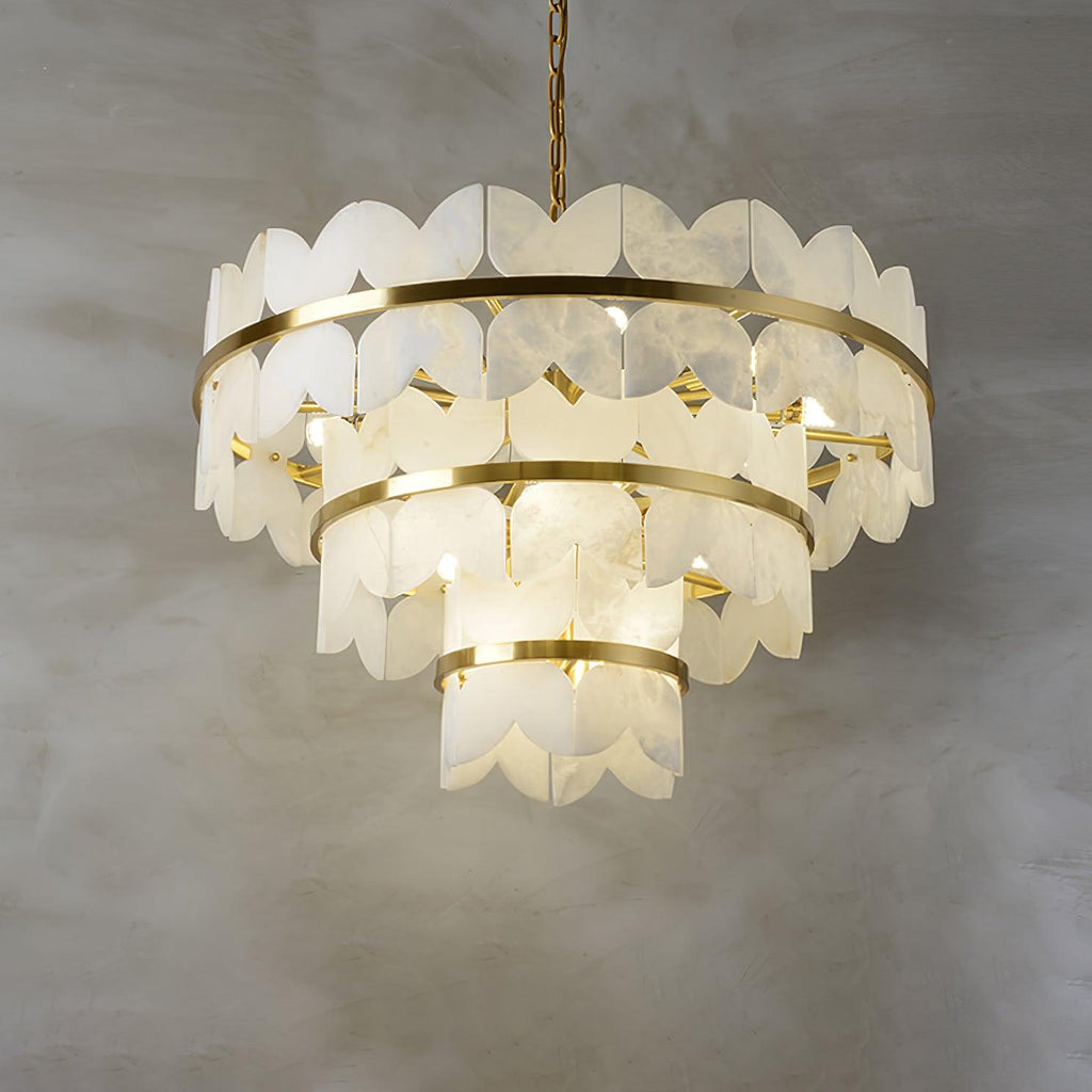 Seraphina Chandelier Albâtre Vintage - Neutralighting