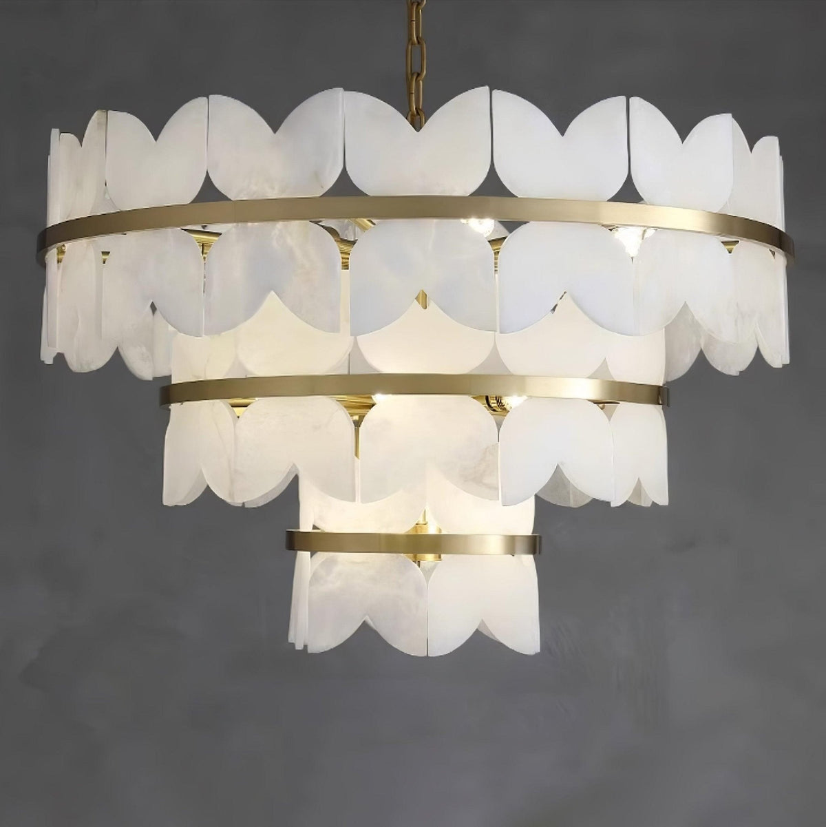 Seraphina Chandelier Albâtre Vintage - Neutralighting