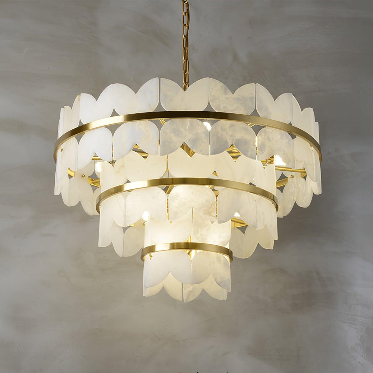 Seraphina Chandelier Albâtre Vintage - Neutralighting