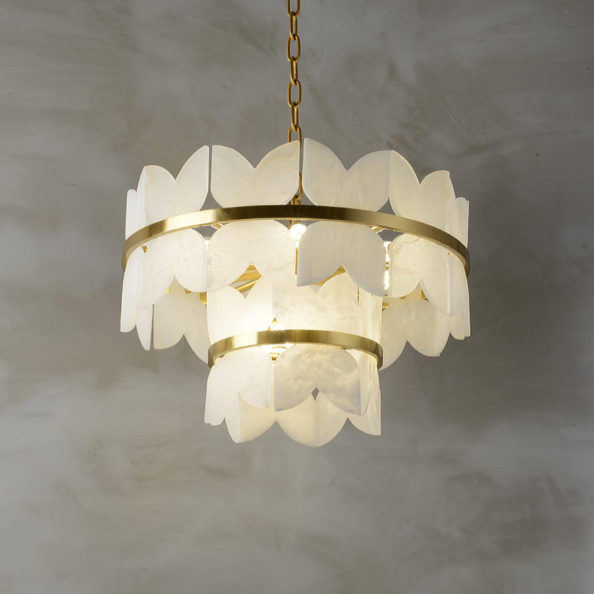 Seraphina Chandelier Albâtre Vintage - Neutralighting