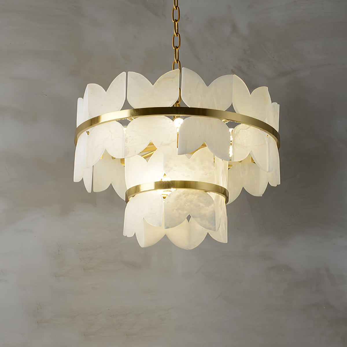 Seraphina Chandelier Albâtre Vintage - Neutralighting