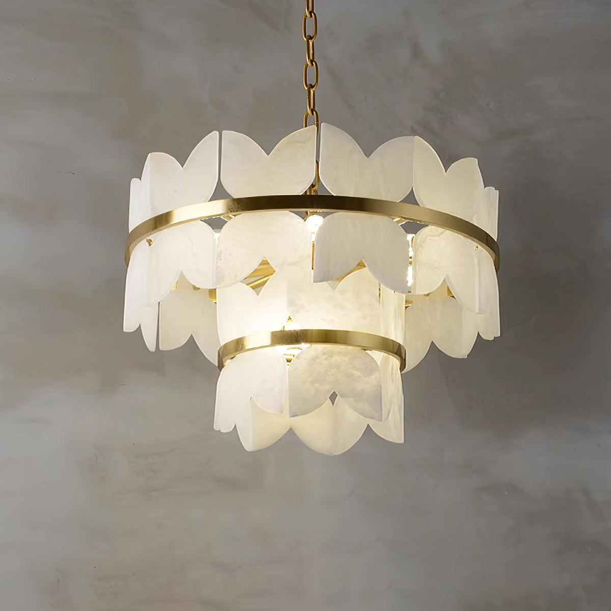 Seraphina Chandelier Albâtre Vintage - Neutralighting