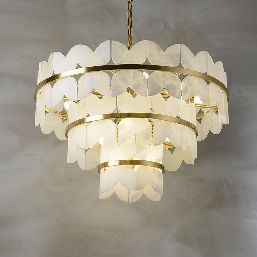 Seraphina Chandelier Albâtre Vintage - Neutralighting