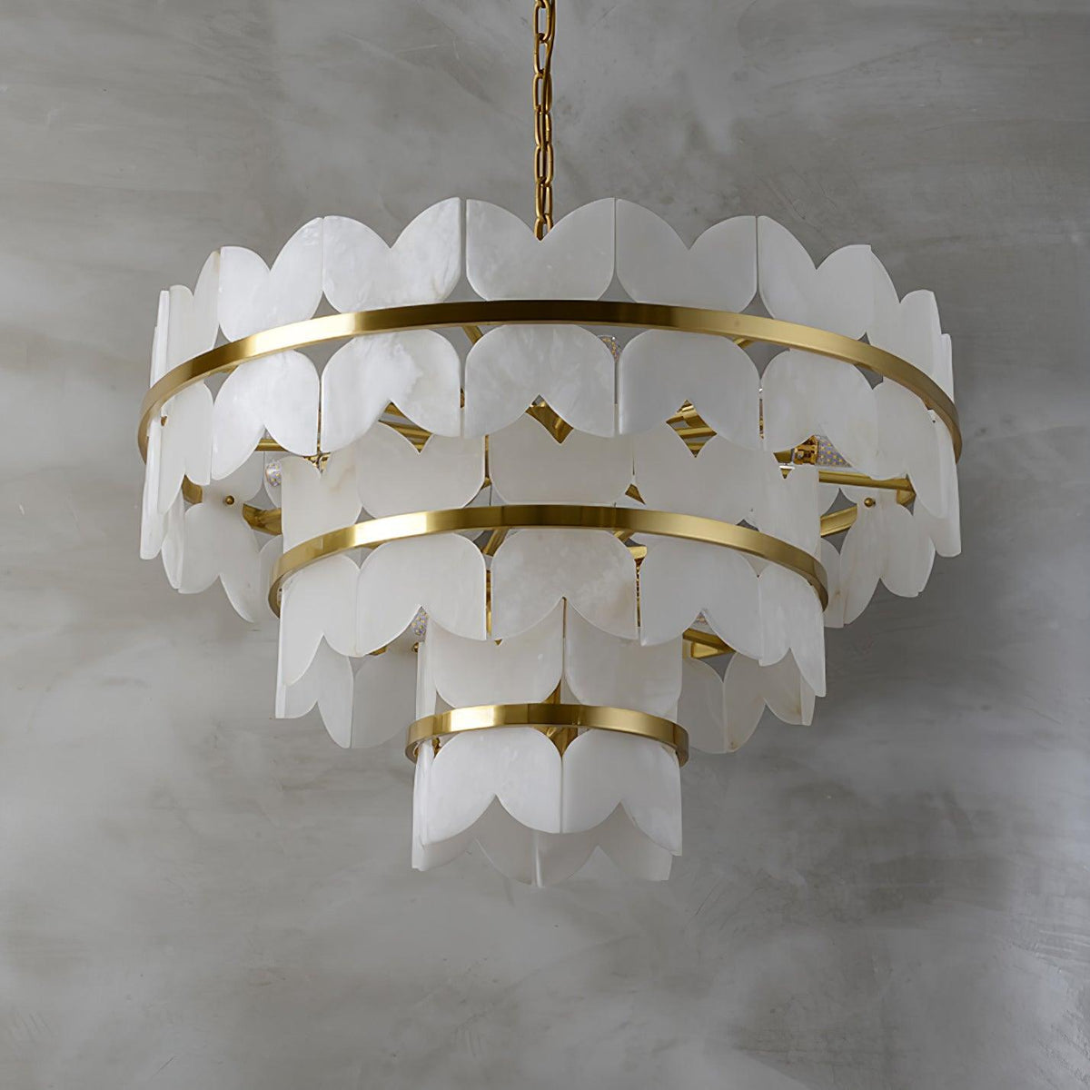Seraphina Chandelier Albâtre Vintage - Neutralighting