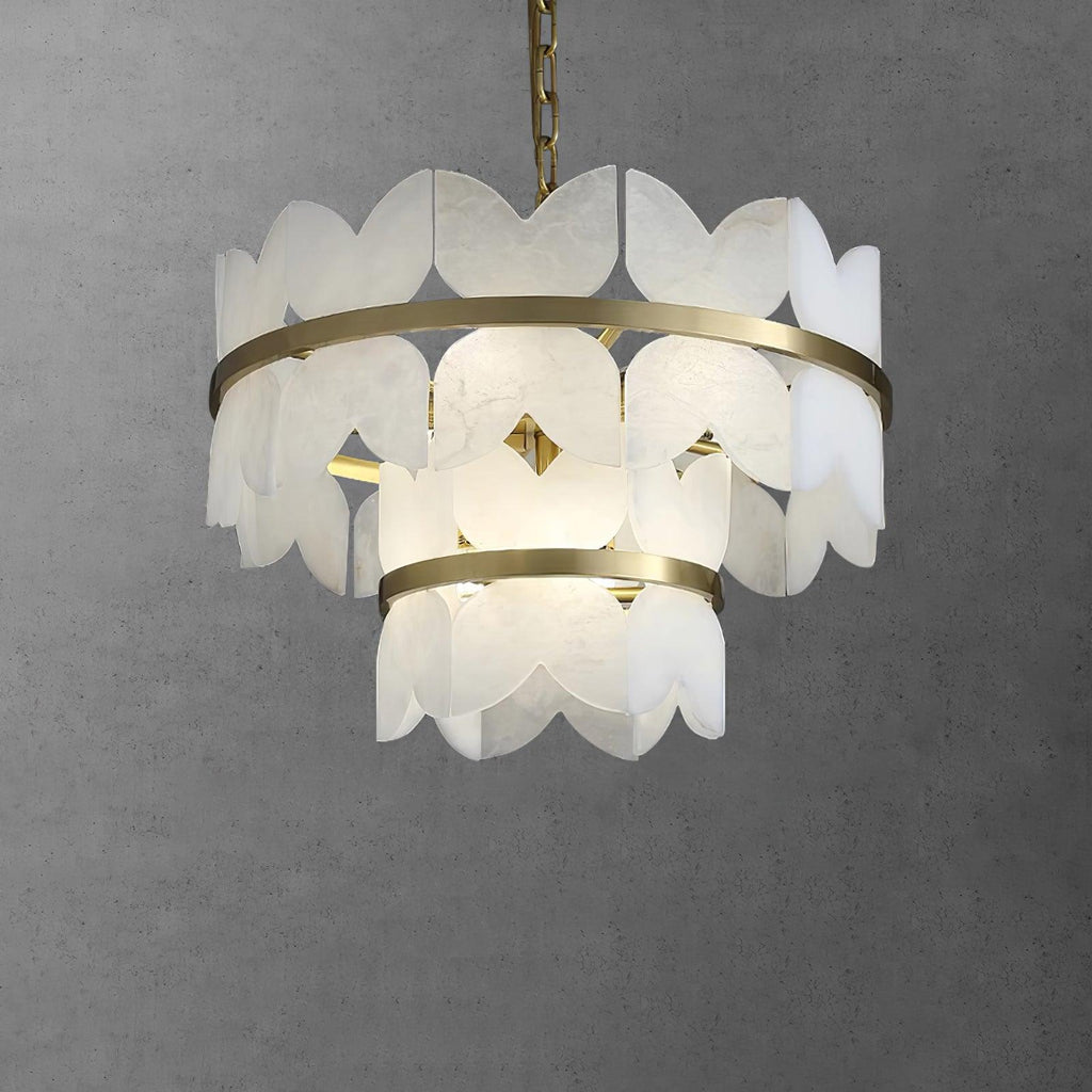 Seraphina Chandelier Albâtre Vintage - Neutralighting