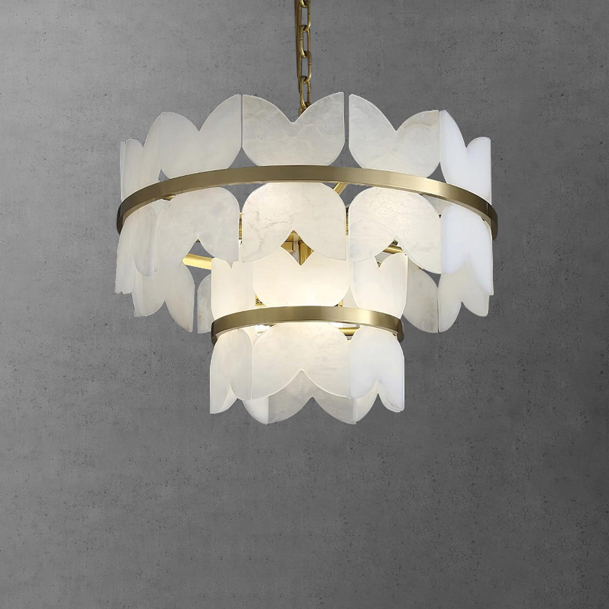 Seraphina Chandelier Albâtre Vintage - Neutralighting
