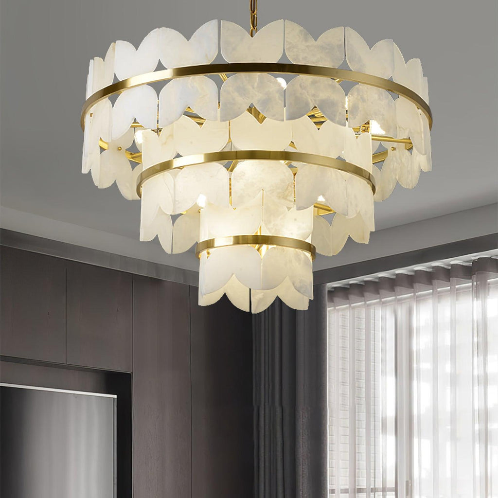 Seraphina Chandelier Albâtre Vintage - Neutralighting