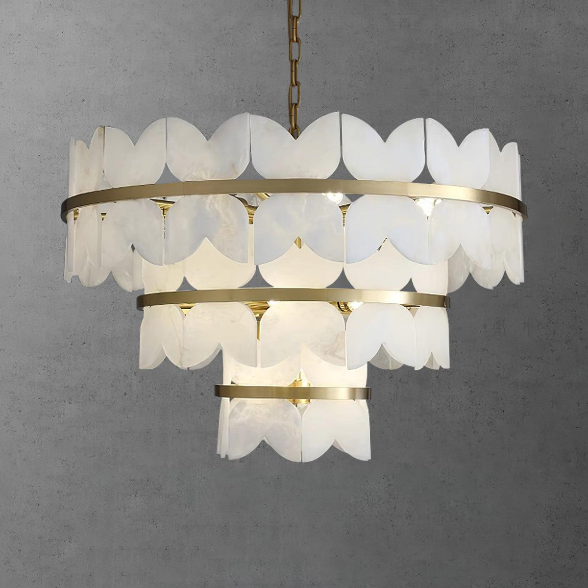 Seraphina Chandelier Albâtre Vintage - Neutralighting