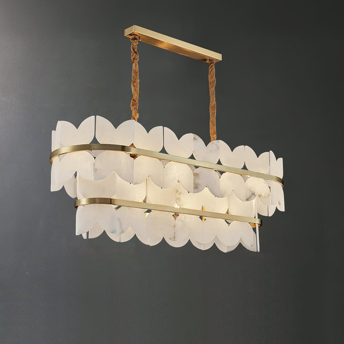 Seraphina Chandelier Albâtre Vintage - Neutralighting