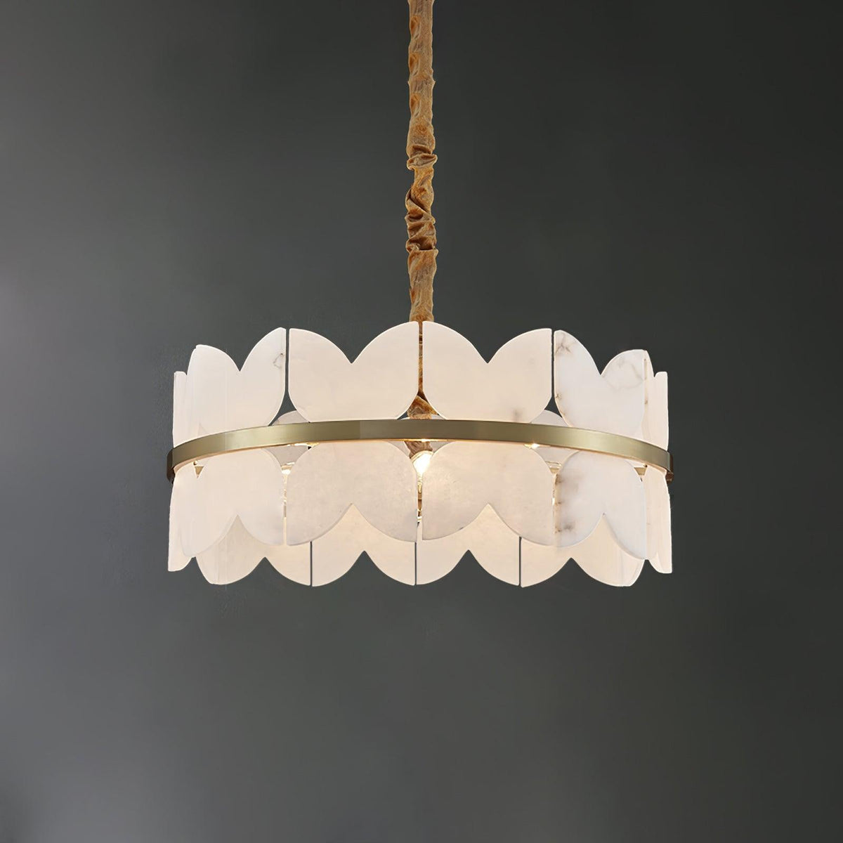 Seraphina Chandelier Albâtre Vintage - Neutralighting