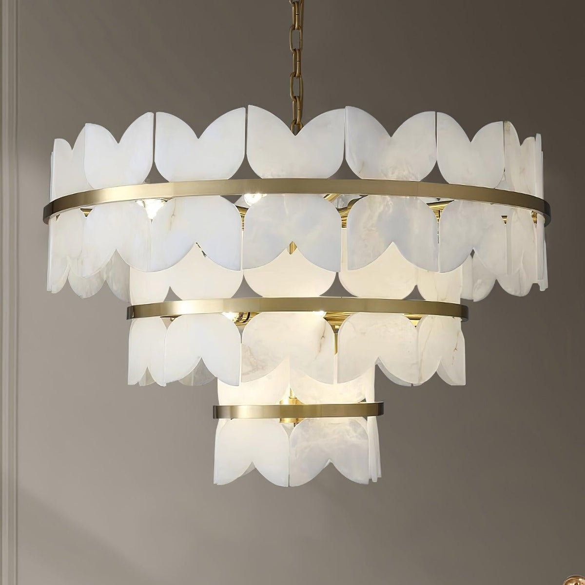 Seraphina Chandelier Albâtre Vintage - Neutralighting