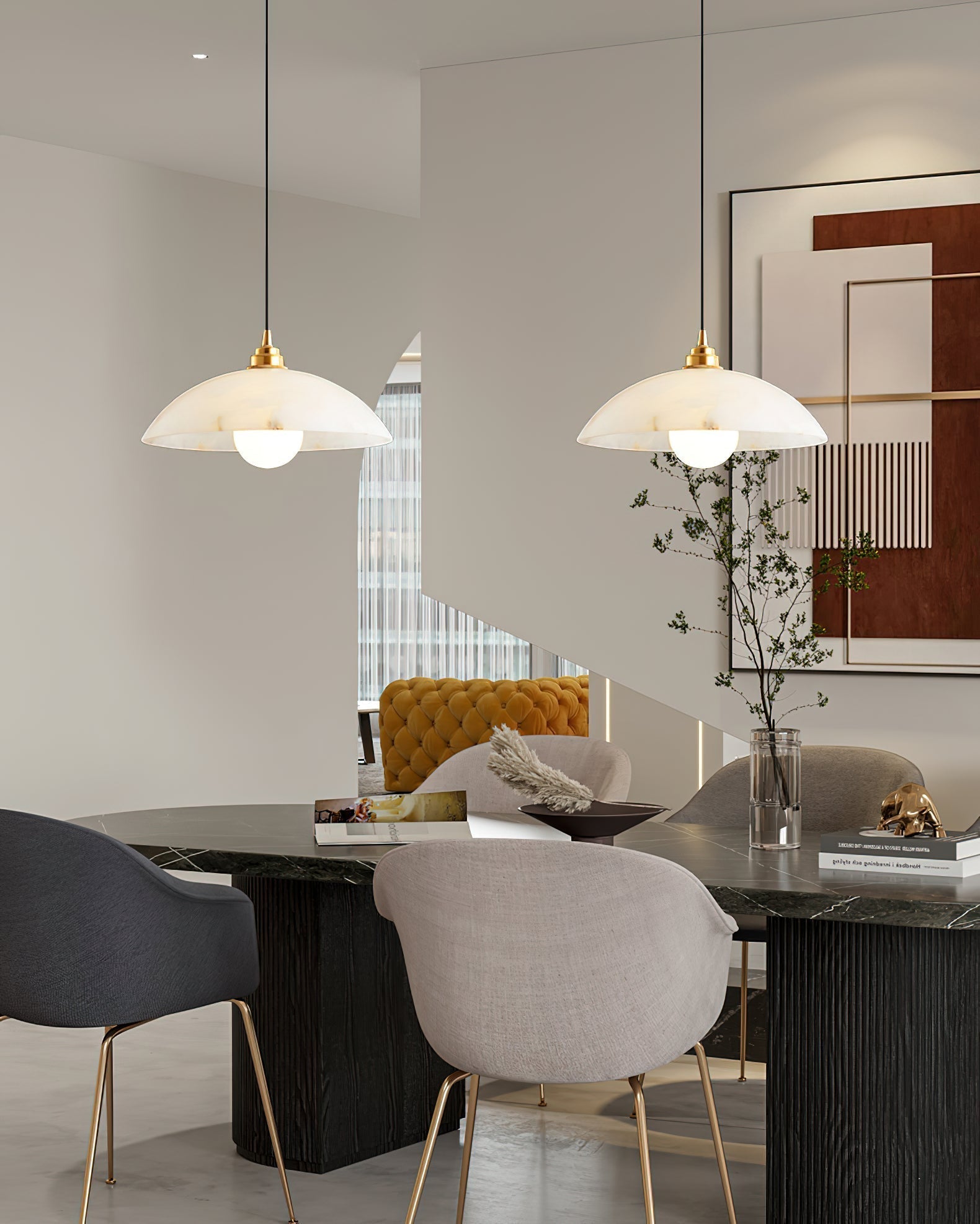 Ljomuvyd Suspension Métal Dôme Créativité Salon - Neutralighting
