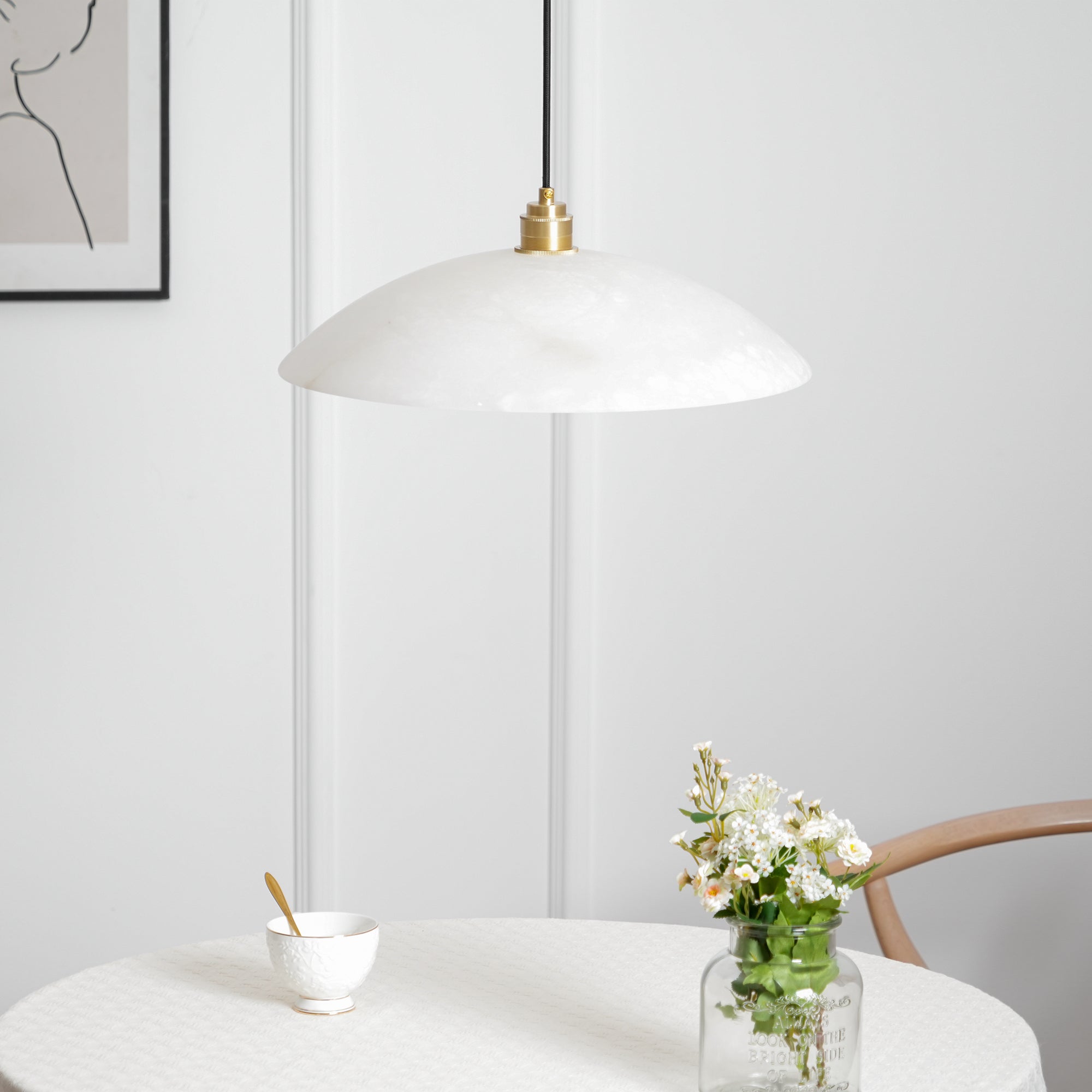Ljomuvyd Suspension Métal Dôme Créativité Salon - Neutralighting