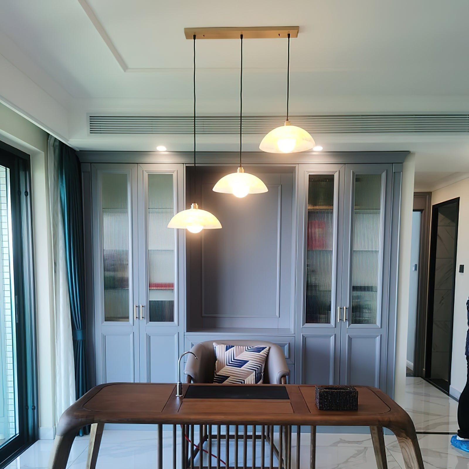 Ljomuvyd Suspension Métal Dôme Créativité Salon - Neutralighting