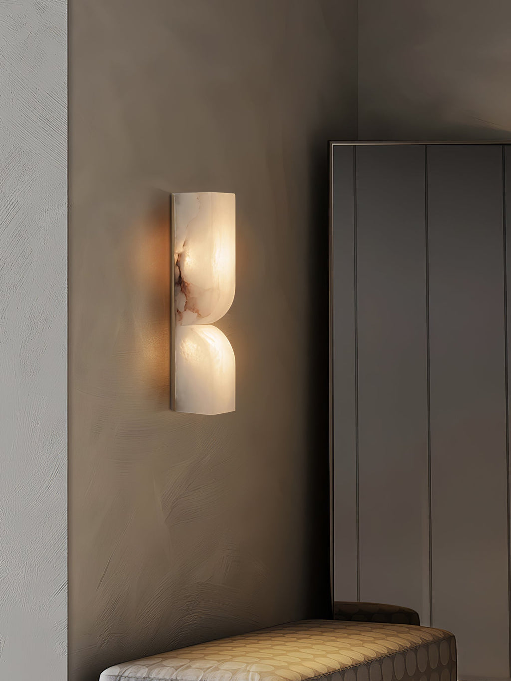 Imiraris Minimalist Alabaster Wall Light - Neutralighting