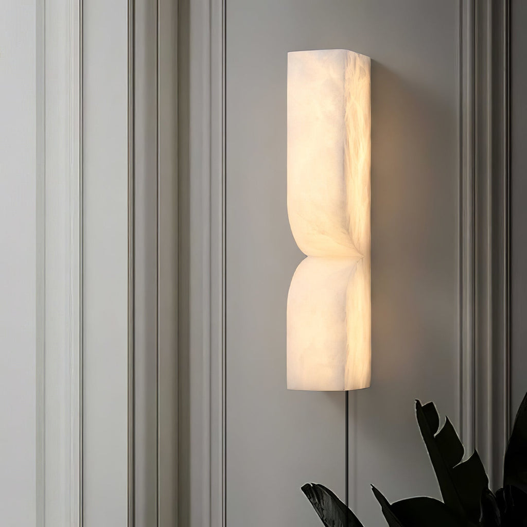 Imiraris Minimalist Alabaster Wall Light - Neutralighting