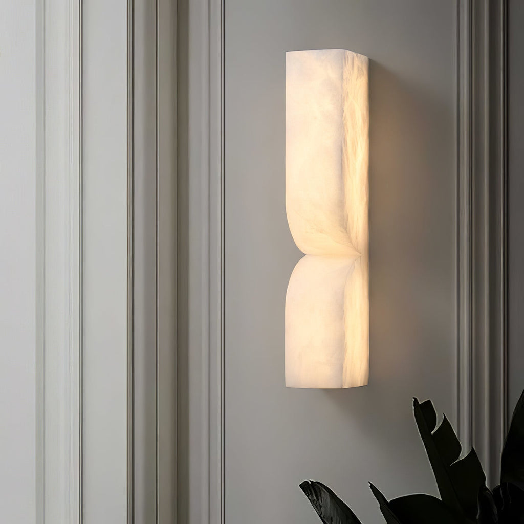 Imiraris Minimalist Alabaster Wall Light - Neutralighting