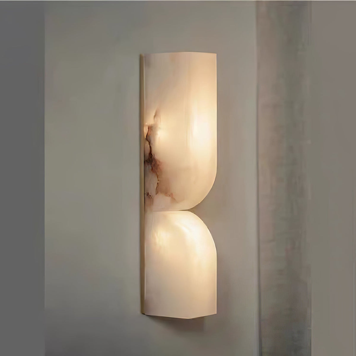 Lunaris Lampe Murale Rectangulaire en Albâtre - Neutralighting