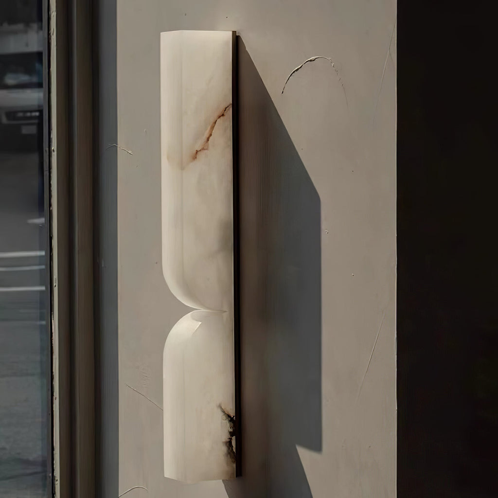 Imiraris Minimalist Alabaster Wall Light - Neutralighting