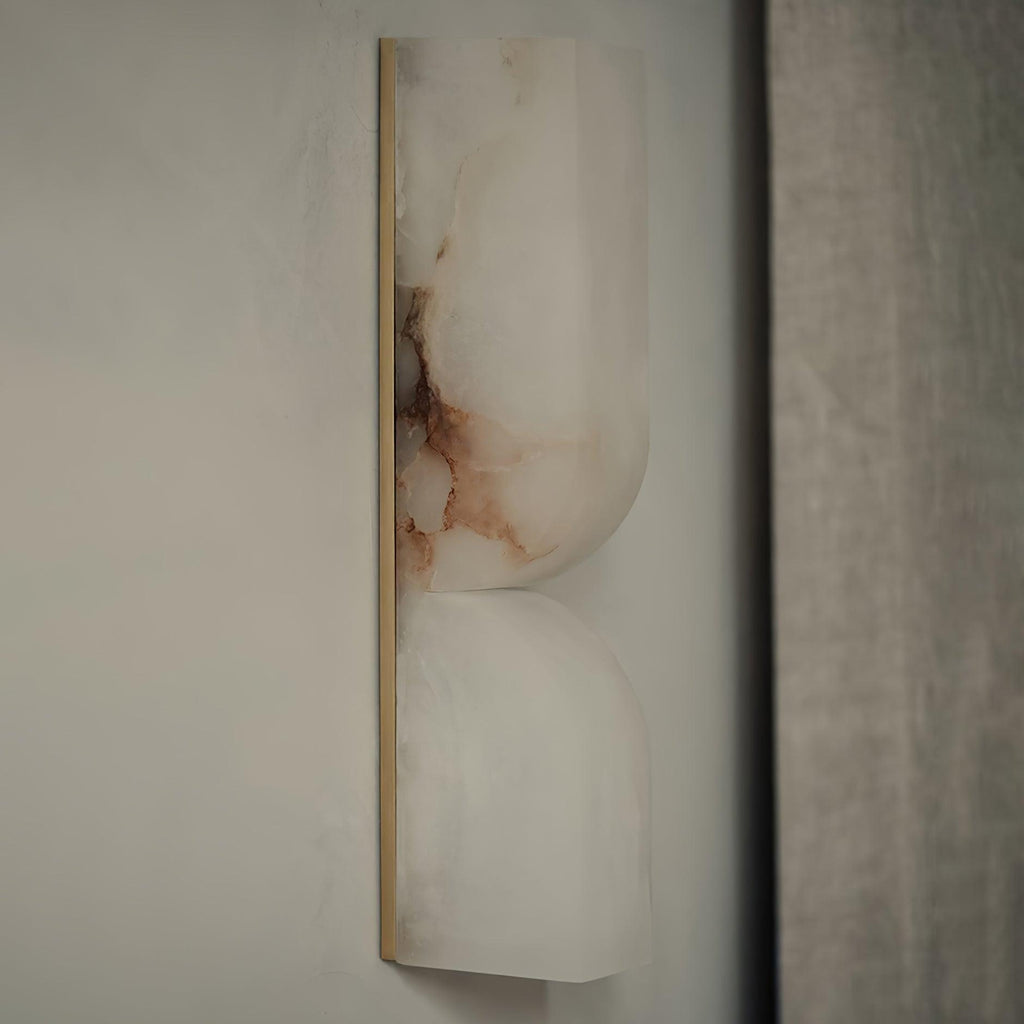 Lunaris Lampe Murale Rectangulaire en Albâtre - Neutralighting