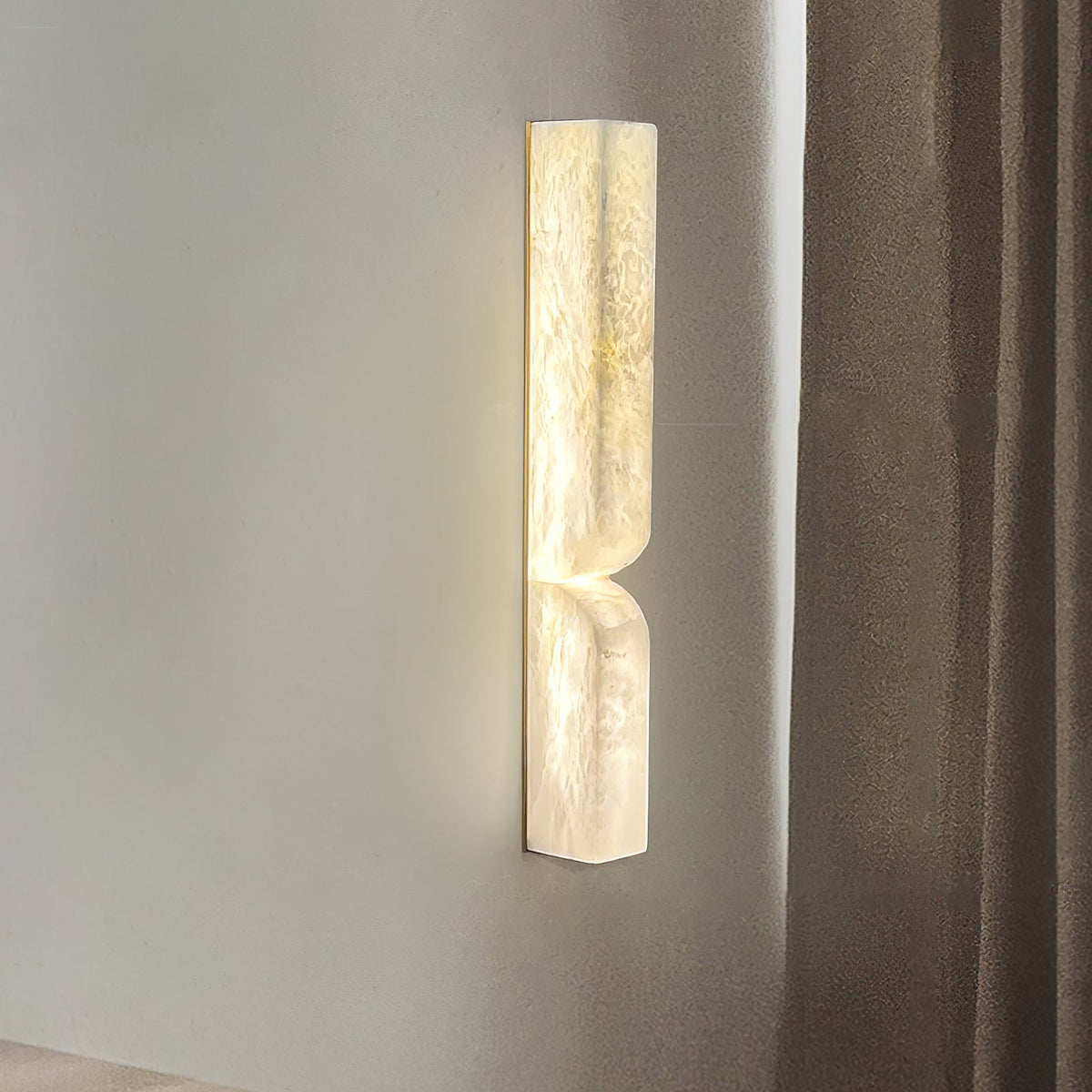 Lunaris Lampe Murale Rectangulaire en Albâtre - Neutralighting