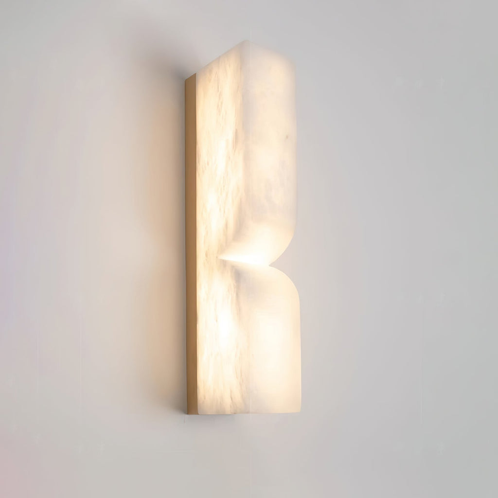 Lunaris Lampe Murale Rectangulaire en Albâtre - Neutralighting