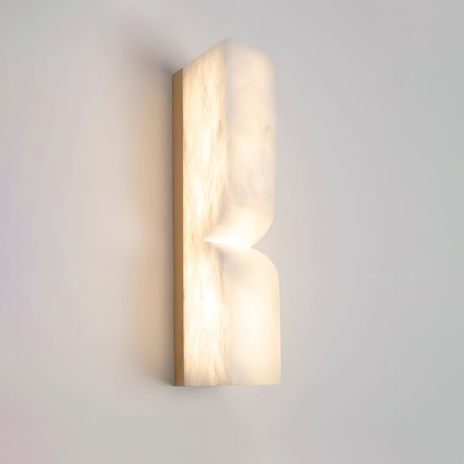 Lunaris Lampe Murale Rectangulaire en Albâtre - Neutralighting