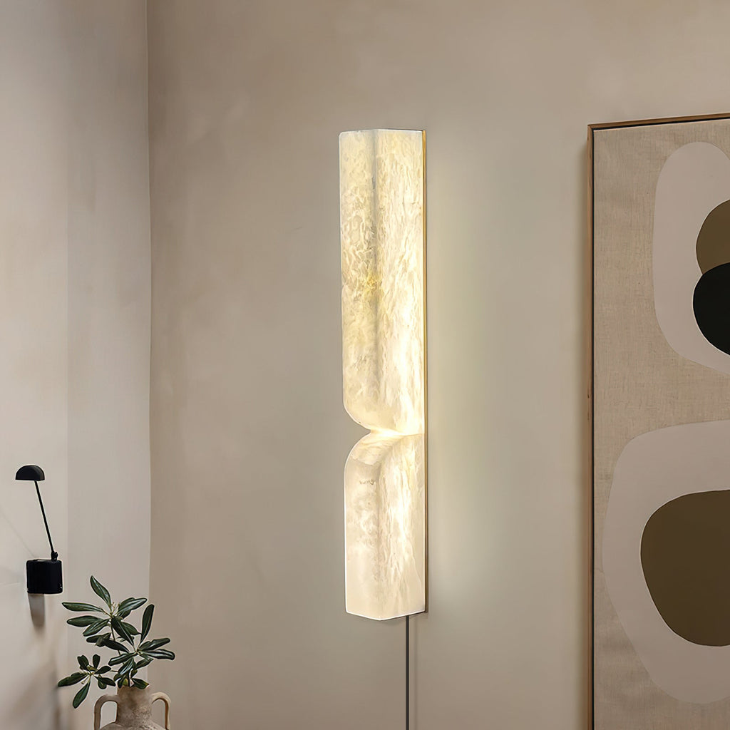 Imiraris Minimalist Alabaster Wall Light - Neutralighting