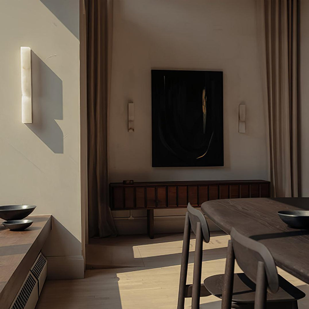Imiraris Minimalist Alabaster Wall Light - Neutralighting