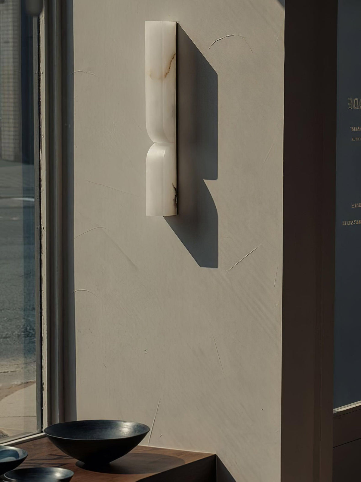 Imiraris Minimalist Alabaster Wall Light - Neutralighting