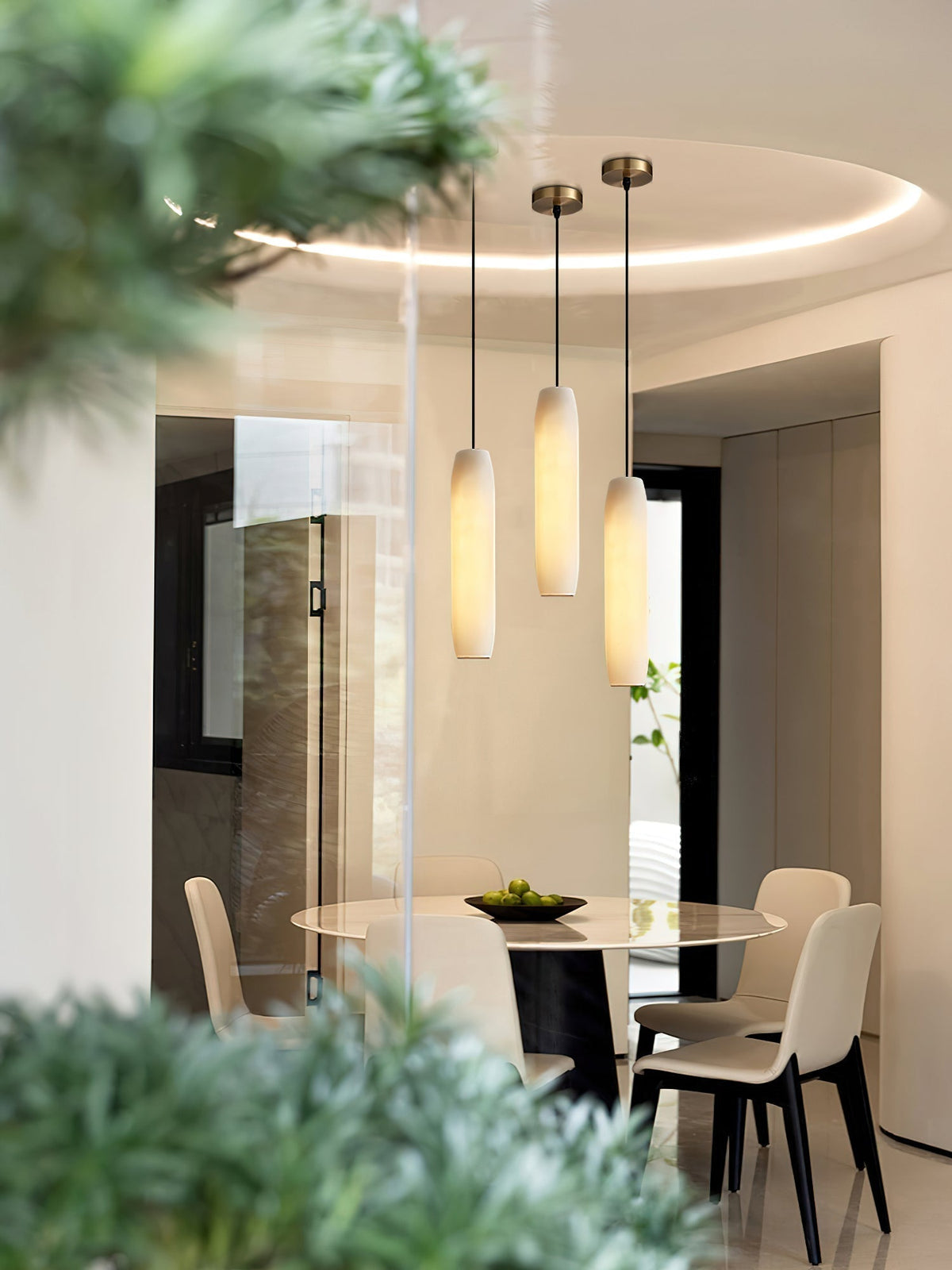 Kvennuvye Suspension Métal Flûte Moderne Salon - Neutralighting