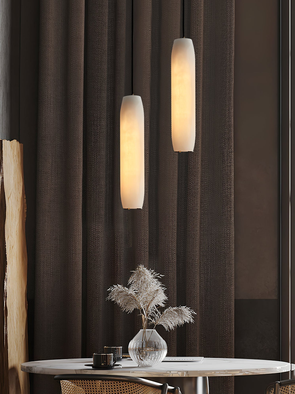 Kvennuvye Suspension Métal Flûte Moderne Salon - Neutralighting