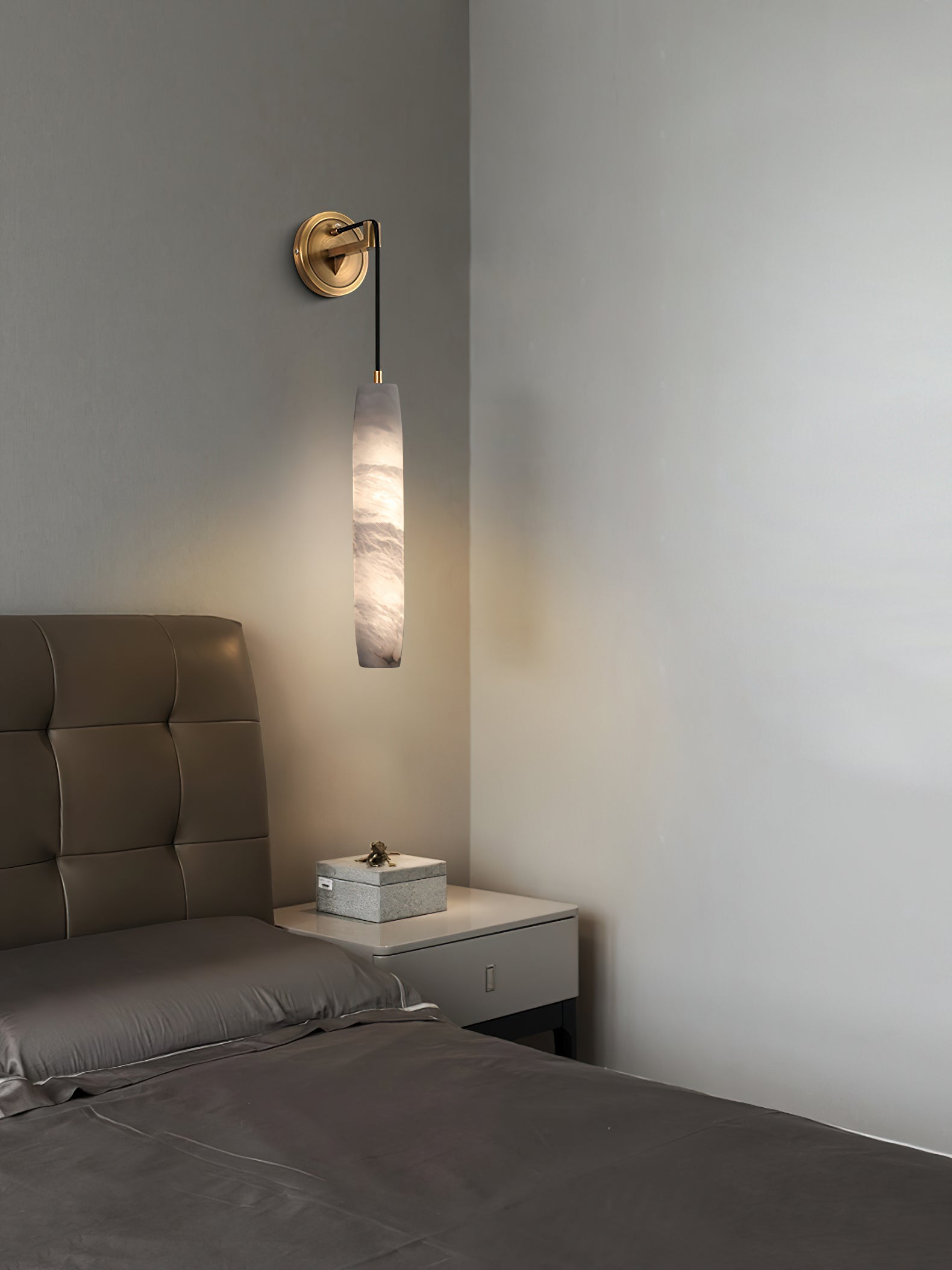 Alabaster Applique Murale Métal Flûte Créativité Salon - Neutralighting