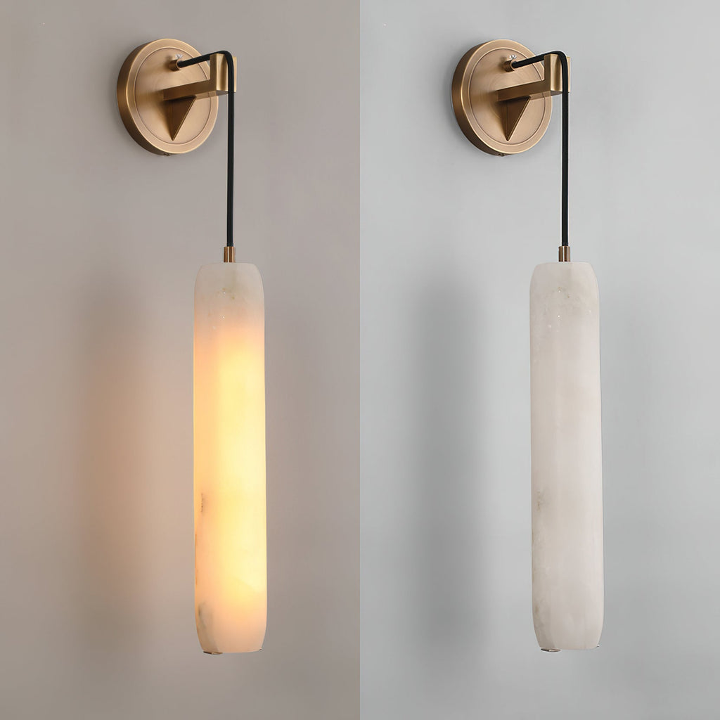 Alabaster Applique Murale Métal Flûte Créativité Salon - Neutralighting