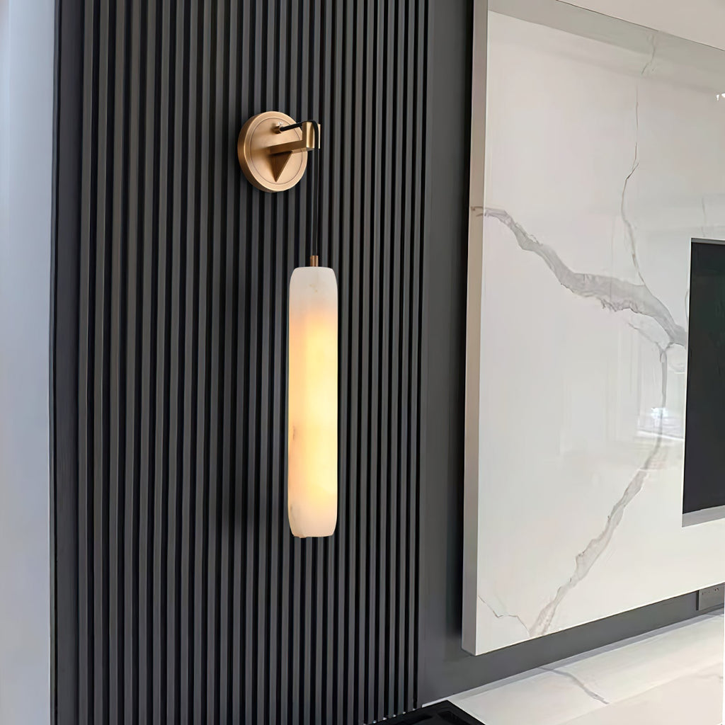 Alabaster Applique Murale Métal Flûte Créativité Salon - Neutralighting