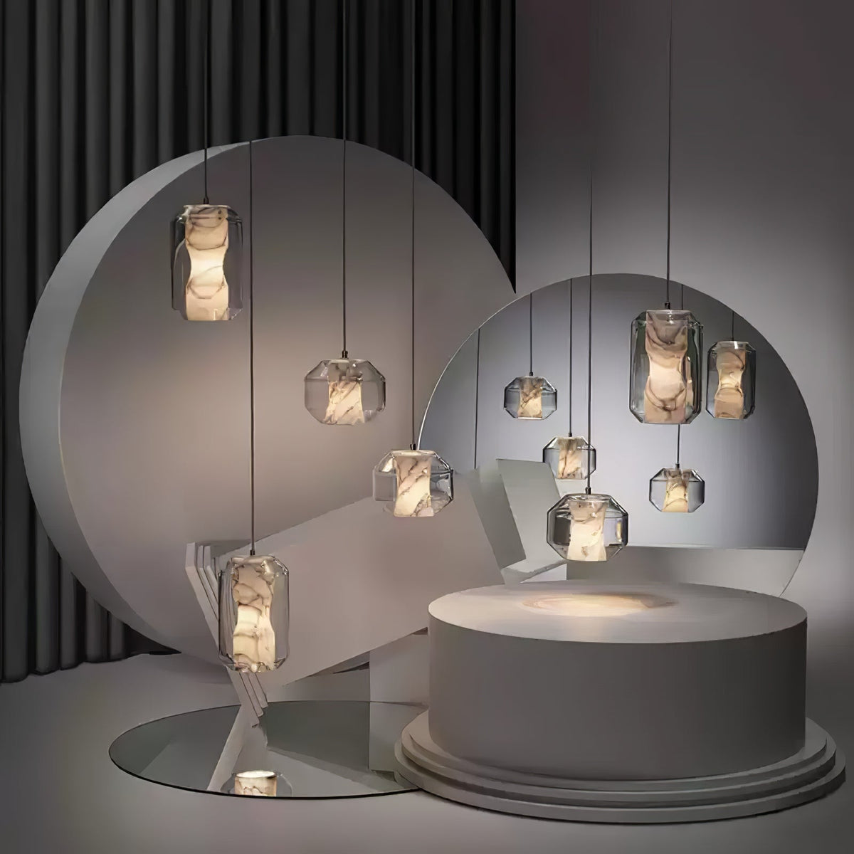Elaris Suspension Moderne en Albâtre - Neutralighting
