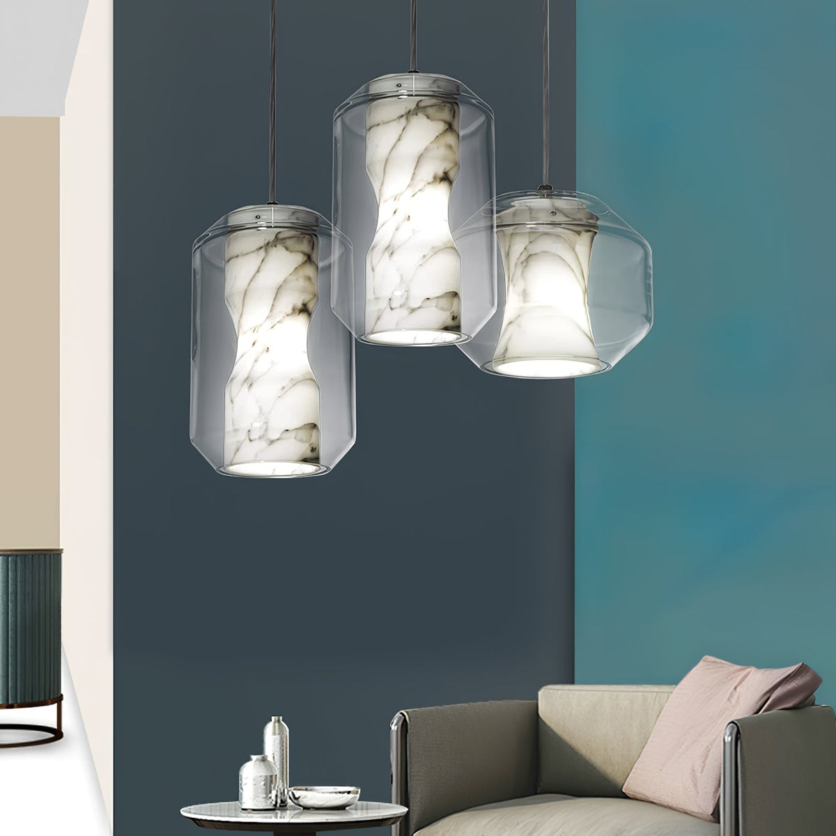 Elaris Suspension Moderne en Albâtre - Neutralighting