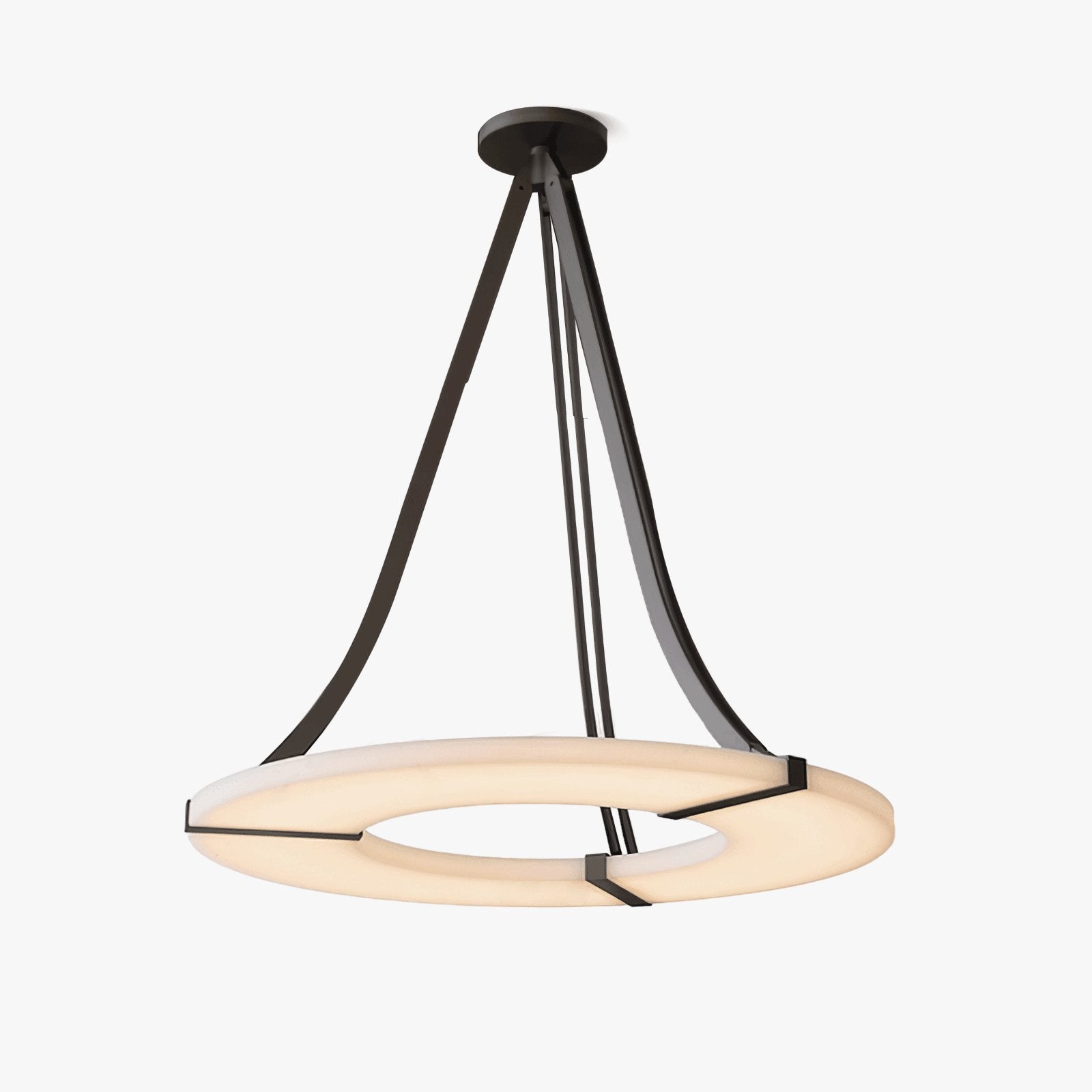 Althea Albâtre Anneau Pendentif Lumière Lustre - Neutralighting