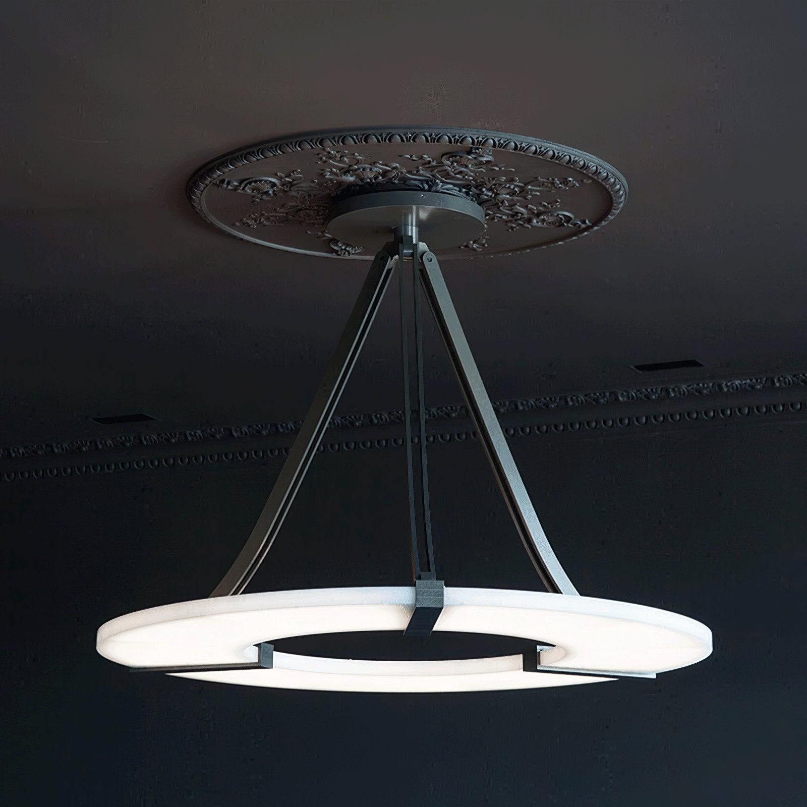 Althea Albâtre Anneau Pendentif Lumière Lustre - Neutralighting