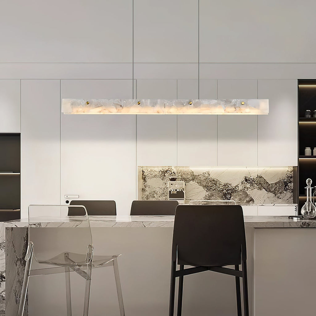 Ljomuvye Suspension Métal Linéaire Moderne LED Salon - Neutralighting