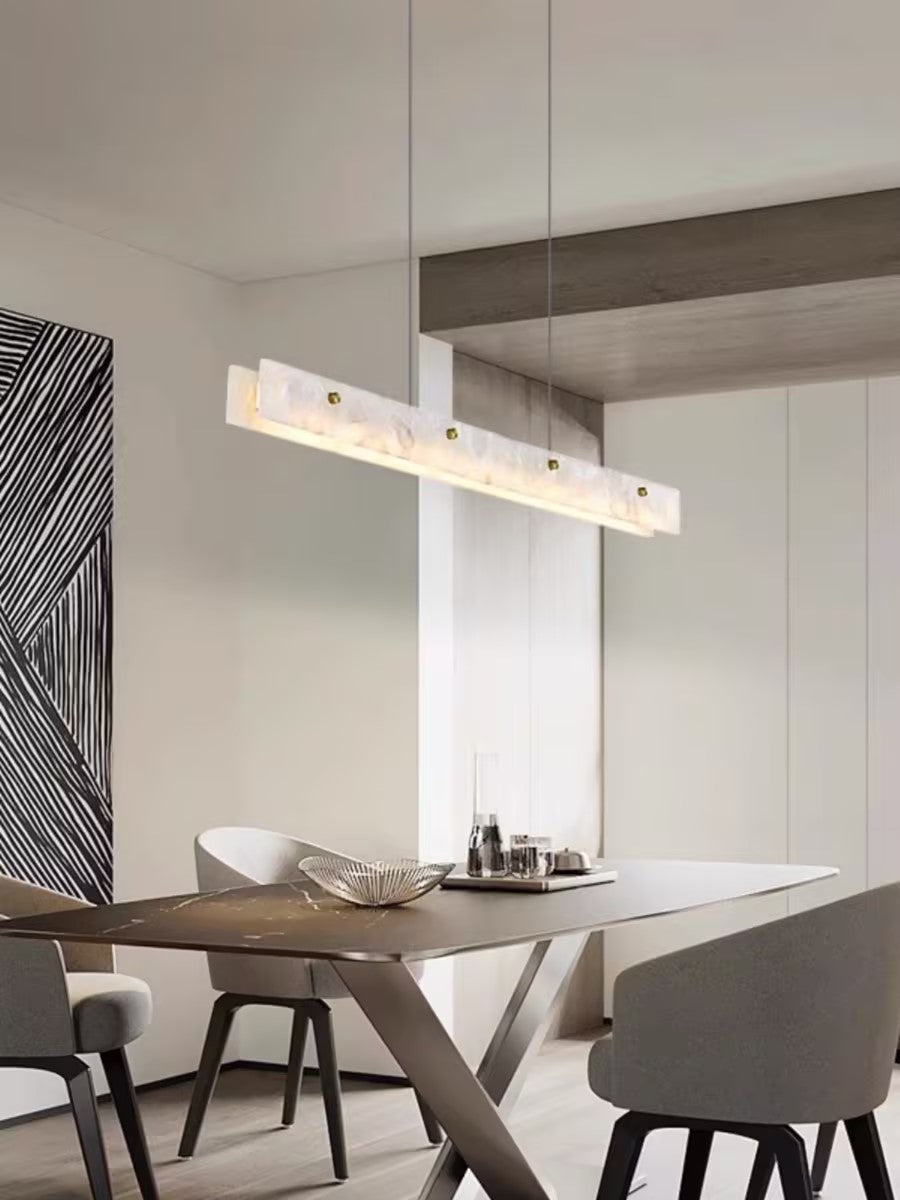 Ljomuvye Suspension Métal Linéaire Moderne LED Salon - Neutralighting