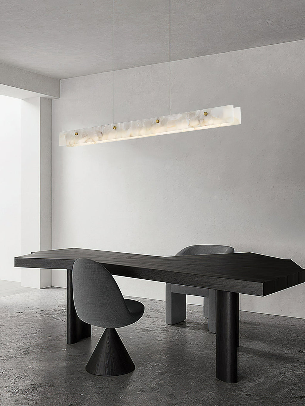 Ljomuvye Suspension Métal Linéaire Moderne LED Salon - Neutralighting