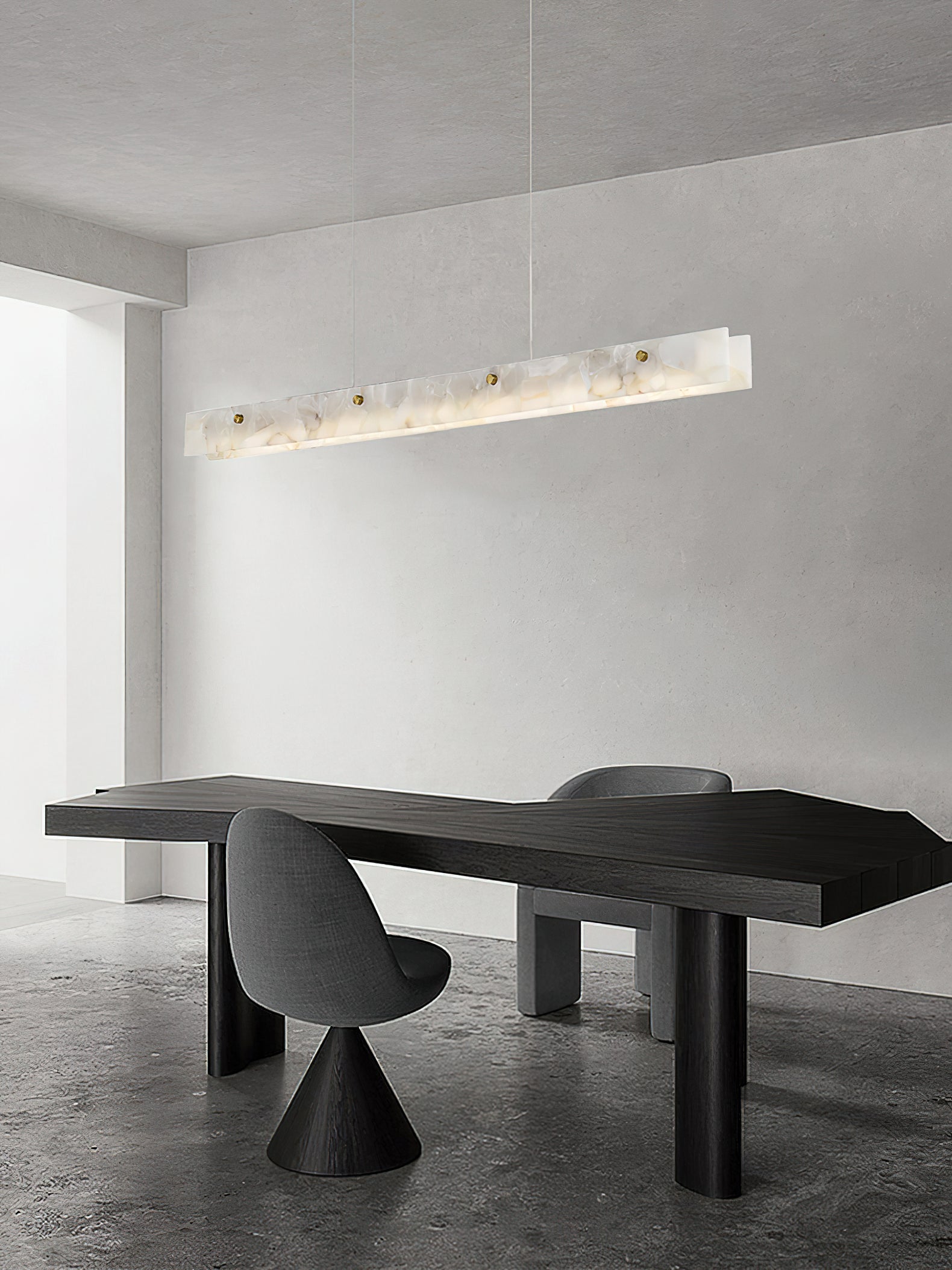 Ljomuvye Suspension Métal Linéaire Moderne LED Salon - Neutralighting