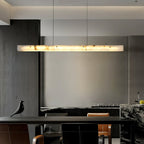 Ljomuvye Suspension Métal Linéaire Moderne LED Salon - Neutralighting
