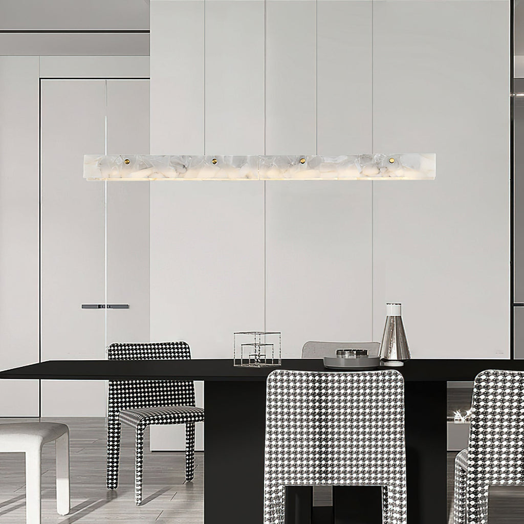 Ljomuvye Suspension Métal Linéaire Moderne LED Salon - Neutralighting